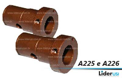 Peças Offset - Corpo esquerdo do conjunto de roldanas