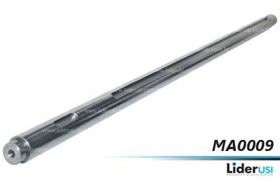 Peças Offset - Eixo da entrada guilhotina trilateral