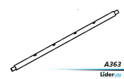 Peças Offset - Eixo das pinças da barra tira folha
