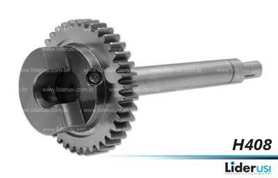 Peças Heidelberg - Engrenagem com Eixo - Suporte do Rolo LI