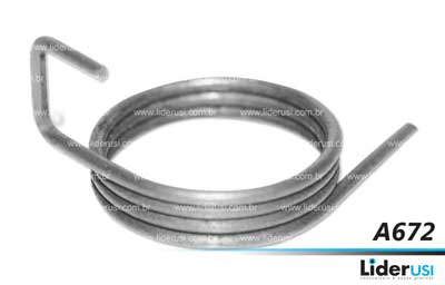 Peças Offset - Mola de trinquete