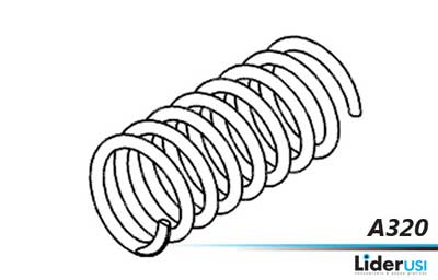 Peças Offset - Mola do suporte do sistema de água
