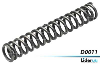 Peças Offset - Mola longa do mancal de tinta inferior