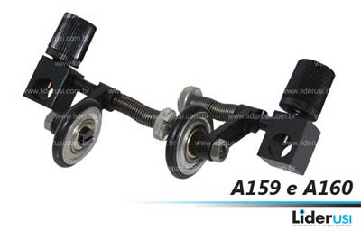 Peças Offset - Suporte de roldana de borracha
