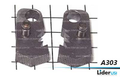 Peças Offset - Trinquete esq. e dir. de prender chapa